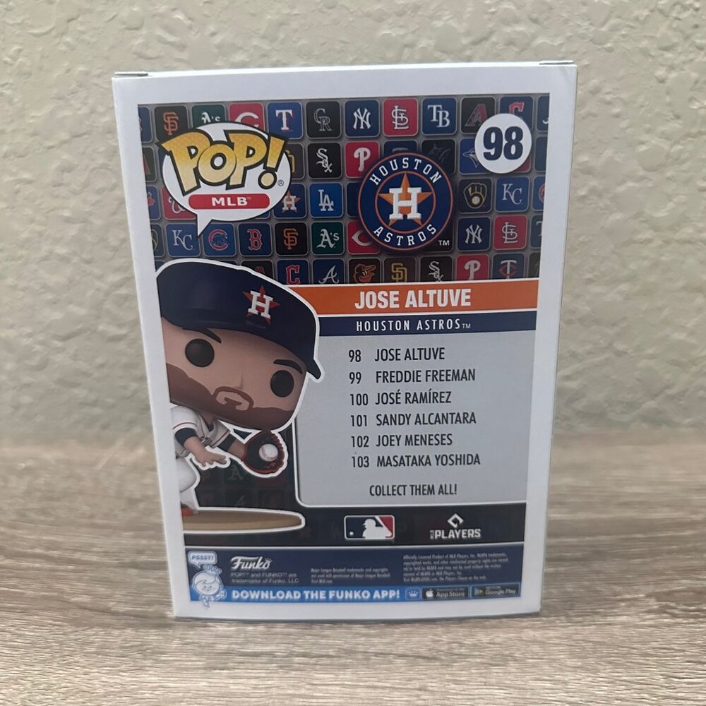 Funko Pop! MLB Jose Altuve Houston Astros Baseball Figure #98! - Picture 4 of 7
